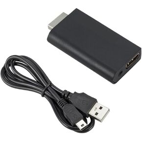 1080P PS-2 to HDMI-Compatible Converter Adapter 2 to HDMI Games Video Adapter Cable Supports PC All PS-2 Display Modes(Model A)