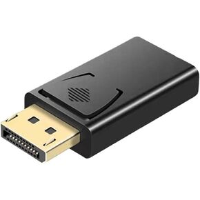 4K DP DisplayPort to HDMI Adapter Converter Display Port DP to HDMI-Compatible Adapter Video pl-UG for Computer TV(1080P)
