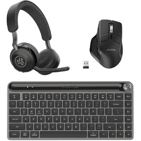 JLab Epic Work Bundle, Epic Work Wireless Headset, Epic Mini Keyboard and Epic Wireless Mouse