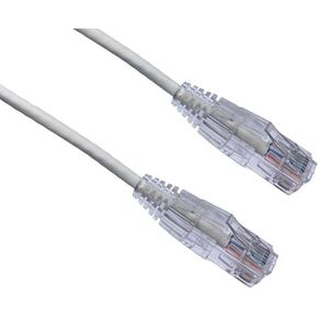 Axiom 60FT CAT6A BENDNFLEX Ultra-Thin SNAGLESS Patch Cable 650MHZ (White)