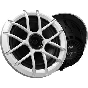 wet sounds ZERO-8-XZ-W White 8" Neodymium Powersport & Marine Speakers with Horn-Loaded Titanium Tweeters, Pair (Renewed)