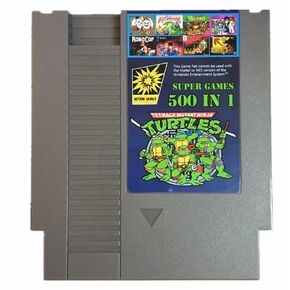 500 in 1 NES Super Games Multi Cart 72 Pin Game Cartridge