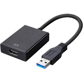 USB 3.0 to HDMI Adapter Converter USB Adapter Cable 1080P HDTV Projector Multi Display Adapter fr;/ee Driver for PC Desktop(USB 3.0)