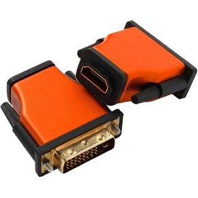 HDTV to DVI 24+1 Pin Adapter 4K Bi-Directional DVI Male to HDMI-Compatible Male Converter Adapter Cable for LCD DVD HDTV XBOXDVI(4k)