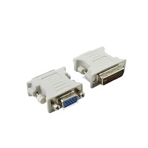 Connector Computer M>oni>tor Video Plastic Durable DVI 24+1 to Female Multi-Purpose Converter Adapter