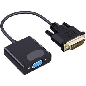 DVI to Adapter DVI-D Male 24+1 Pin to Female Adapter Converter 1080P Video Graphics Card Converter for HDTV PC Projector