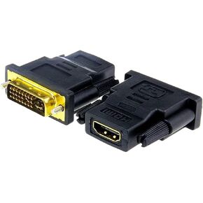 1Pcs DVI 24+5 24+1 Male Female to HDMI Male Female Converter Adapter pl-UG HDTV HDCP 1080P Connector(4)