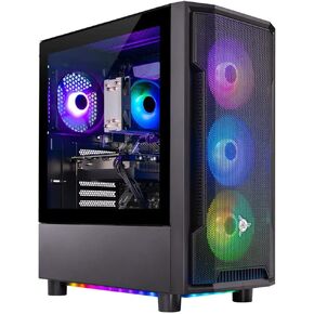 Skytech Shadow Gaming PC Desktop, Intel i5 13400F 2.5 GHz (4.6GHz Turbo Boost), Intel ARC B580 12GB GDDR6, 1TB NVMe SSD, 16GB DDR5 RAM 6000, 650W Gold PSU, Wi-Fi, Win 11