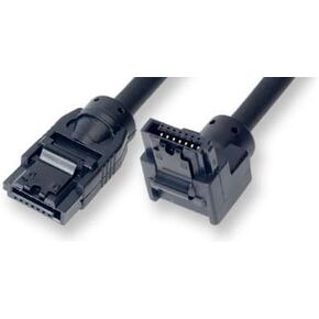 1-Meter SATA 6Gbps Cable, Straight to Left Angle (LD-SATA3L-1-M)