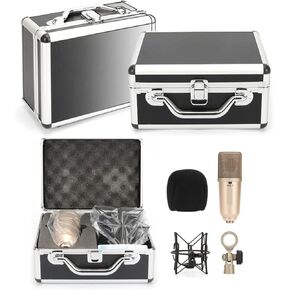 Professional Large Film Capacitor Microphone, Suitable for Studio, Live Recording, Live Games, Vocal, Dubbing(U-87)