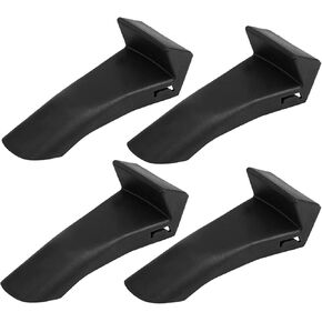4 PCS Set Tire Changer Jaw Protectors, Black Jaw Clamp Cover Protector Wheel Rim Guard for Tire Changers Accessories