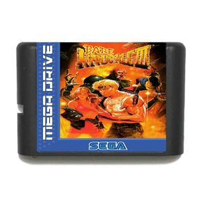 Royal Retro Bare Knuckle III 16 bit Game Card For Sega MegaDrive & Genesis System (JAP Shell)