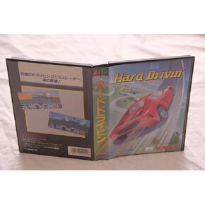 Hard Drivin Sega Mega Drive Japan Original مع لعبة يدوية T-48013