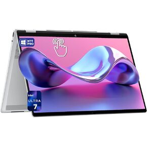 HP OmniBook 7 Flip Copilot+ AI Laptop, Intel Ultra 7-258V, 32 GB LPDDR5x RAM, 2 TB PCIe SSD, 16" 3K (2880x1800) OLED Touchscreen, Intel Arc 140V, Backlit Keyboard, W11 Pro, Silver