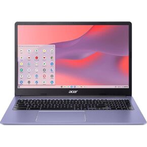 acer Chromebook 315 15.6" FHD, Intel Celeron N4500, 4GB RAM, 128GB Storage (64GB eMMC + 64GB SD Card), Home & Student Laptop, 10-Hr Long Battery Life, Wi-Fi 6, Webcam, Chrome OS, Purple (Renewed)