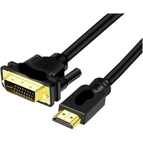 HDMI to DVI Cable 1.5m Bi-Direction High-Speed HDMI Male to DVI-D 24+1 Male Adapter for P;S/5 P;S/4 P>S#3 Roku XboxOne