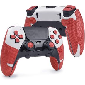 Controller Grip Tapes Compatible with PS5 DualSense, Anti Slip, Sweat Absorbent, Skin kit, Compatible with PlayStation 5 Controllers Grips Pro (Pro Version - Blue, for PS5 DualSense)