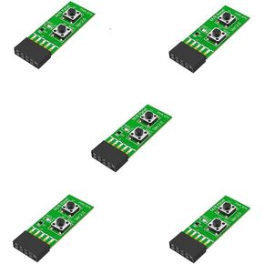 JMT 2 * 5 Pin Switch Board Adapter Reset/Power ON/Off Testing for Desktop PC Motherboard (5Pcs)