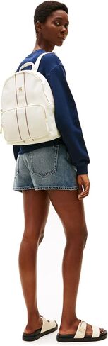 Tommy Hilfiger Womens Poppy Backpack, Ecru in Saudi Arabia