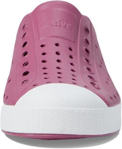 Native Shoes Kids Jefferson (Toddler/Little Kid) - EVA Upper and Lining - Perforations for Temperature Control Chillberry Pink/Pineapple Yellow 4 Toddler M in Saudi Arabia