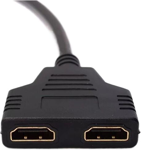 HDMI Switch HDMI Flitter 1 in 2 Out 4K for Songors Manual HDMI Hub يدعم شاشة مرآة HD فقط لمدة 4/3 in Saudi Arabia