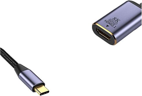 8K USB TY> PE C إلى HDMI 2.1 محول محول الفيديو لـ 15 شاشة PC Box PC 4K 120HZ 3 HDMI2.1 USBC 3.1 (8K PLUP) in Saudi Arabia