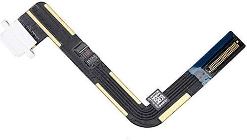 OEM Replacement for iPad 5 5th Generation (2017) A1822 A1823 USB Charger Charging Port Dock Connector USB Port Flex Cable USA (White) in Saudi Arabia