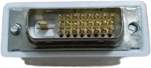 موصل الكمبيوتر M> oni> Tor Video Plastic DVI 24+1 لمحول تحويل الأنثى متعددة الأغراض (أبيض) in Saudi Arabia