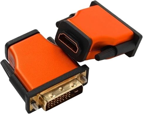 HDTV to DVI 24+1 Pin Adapter 4K Bi-Directional DVI Male to HDMI-Compatible Male Converter Adapter Cable for LCD DVD HDTV XBOXDVI(4k) in Saudi Arabia