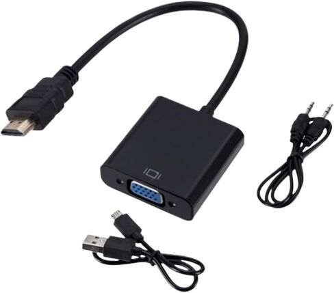 HDMI متوافق مع المحول مع مزود الطاقة لـ P ؛ s/4 pc tv m> oni> tor projector 1080p أنثى إلى HDMI ذكر (المنتج C) in Saudi Arabia