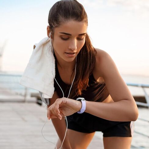 Getino Slim Silicone Band Compatible with Apple Watch Bands for Women 40mm 41mm 38mm 42mm 44mm 45mm 46mm 49mm, Stylish Narrow Skinny Thin Sport Strap for iWatch Series 11 10 9 8 7 6 5 4 3 2 1 SE Ultra in Saudi Arabia