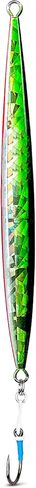 Uncle Mo's Tackle - Sand EEL 200g Offshore Jigs - Tuna, Mahi-Mahi, Grouper. Packs: 1, 5, 10. Green, Pink. Pro-Grade. in Saudi Arabia