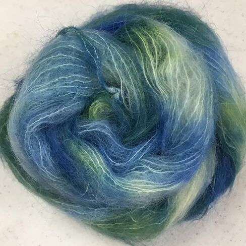 Halo Watercolors #710 Art Nouveau - Hand-Dyed Brushed Alpaca Yarn Lace Weight 257 yd / 25g in Kuwait