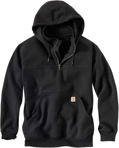 سترة Carhartt الرجالية الكبيرة والطويلة من المطر Defender فضفاضة ثقيلة الوزن وربع سحاب، زيتوني مغبر in Saudi Arabia