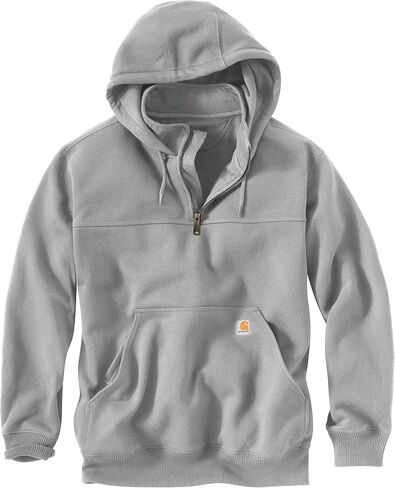سترة Carhartt الرجالية الكبيرة والطويلة من المطر Defender فضفاضة ثقيلة الوزن وربع سحاب، زيتوني مغبر in Saudi Arabia