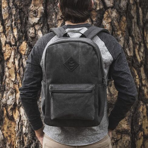 حقيبة ظهر للسفر متوسطة الحجم ومقاومة للماء من ريفيري سبلاي للرجال والنساء رائعة للاستخدام في الهواء الطلق أو للمدرسة، حقيبة كمبيوتر محمول (رمادي) in Kuwait