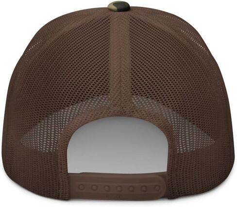 OR Camo Feral Embroidered Curved Bill Camouflage Trucker Hat Low Crown Adjustable Orange Lettering Feral Hat - Cap in Saudi Arabia