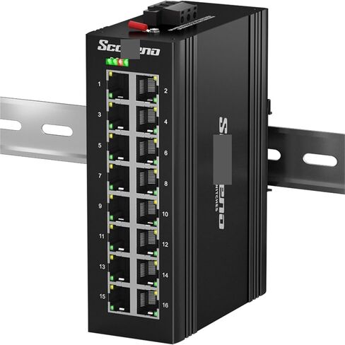 Industrial Etherent Switch Unmanaged IP40 DIN-Rail(16 Port Switch) in Saudi Arabia