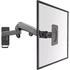F150 3-12kg Aluminum Gas Spring Monitor TV Wall Bracket 2 Arm LCD 24" - 35" LCD Stand Monitor Stand LED Stand(F150 Black)