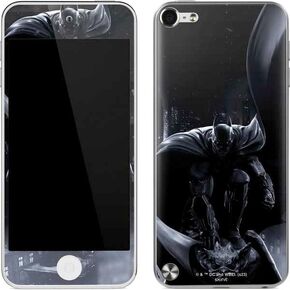 Skinit MECAL MP3 Player Skin متوافق مع iPod Touch (5th Gen & 2012) - تصميم دخان Warner Bros Batman المرخص رسميًا
