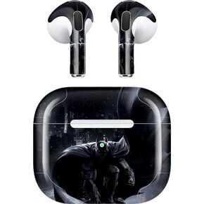 Skinit Decal Audio Skin Compatible with Apple AirPods (3rd Gen, 2021) - Officially Licensed Warner Bros Batman Smoke Design