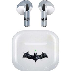 Skinit Decal Audio Skin Compatible with Apple AirPods (3rd Gen, 2021) - Officially Licensed Warner Bros Batman Arkham Logo Design