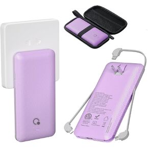 Q 10000mAh Power Bank ، شاحن محمول نحيف ، 4 إخراج حزمة بطارية خارجية مع CALPENT CLOP PLUT MICRO MICRO in Kuwait