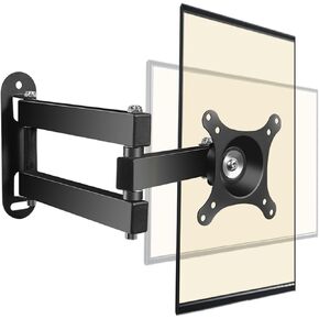 Horizontal and Vertical Screen Live Broadcast Bracket 10-27 inch Computer Monitor Hanger Bracket Wall-Mounted Telescopic arm Monitor Bracket