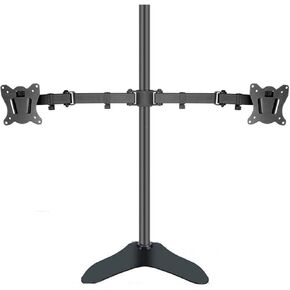 400mm B902-240 Desktop Stand Full Motion 360 Degree Steel Dual Monitor Holder 10"-27" Clamp Base Monitor Mount Arm Load 15kg(DL-B902-240II)