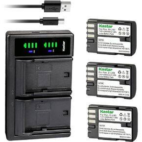 Kastar 2-Pack D-Li90 Battery and LTD2 USB Charger Replacement for Pentax D-Li90, DLI90, DL190 Battery, Pentax D-BC90, K-BC90, Pentax 39830, 39835 Charger, Pentax 645D, K01, K1, K3 II, K5 II, K7 II