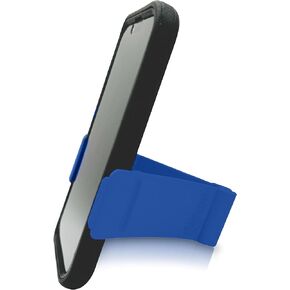 Gator Grip Phone Stand - Cell Phone Holder Stand for Desk Nightstand Kitchen - Compatible with iPhone, Android and Most Smartphones up to 6.8" on Width of Phone (Blue)