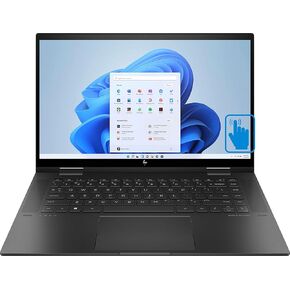HP Envy x360 15-EY0 Business 2-in-1 Laptop 15.6" Touchscreen OLED FHD Display (AMD Ryzen 7 5825U, 32GB DDR4, 2TB PCIe SSD, Backlit KB, WiFi 6, Webcam, Bluetooth 5.3, Win 11 Pro) (Renewed)