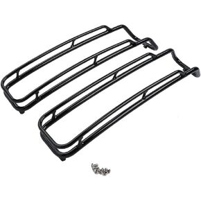 Black Top Hard Saddlebags Lids Rack Rail Guards Iron for Electra Glide for for Road King for for Super Glide for Tour Glide for Tri Glide