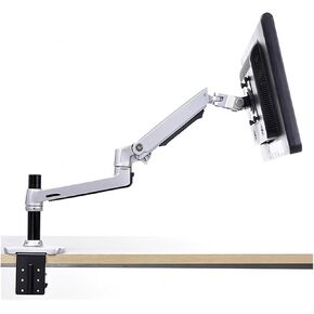 سطح المكتب حركة كاملة 17-38 "حامل شاشة Mount Mechanical Spring Arm Monitor Monitor Support Loading 11kgs (V62C Black)